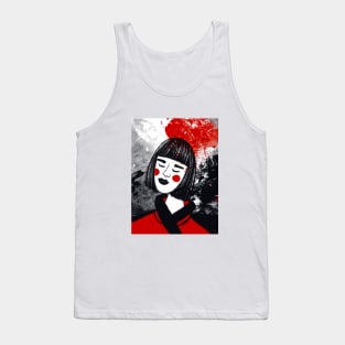 Asian woman illustration Tank Top